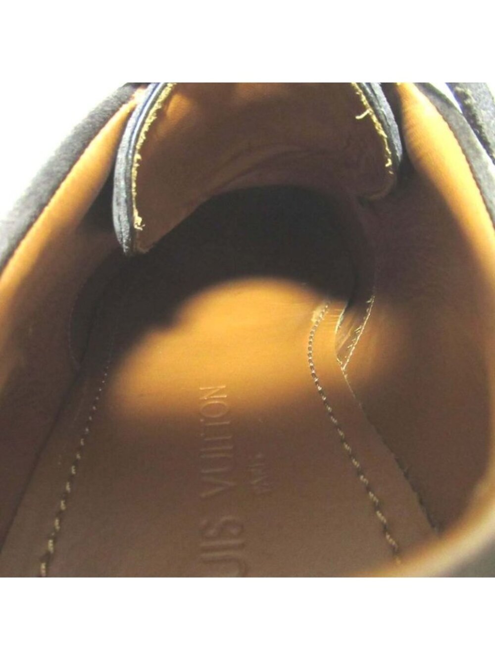 Louis Vuitton Suede Derby Shoes Dress Size 6 25 cm - Picture 7 of 10